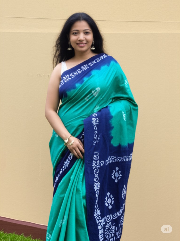 Cotton Slub Block Batik