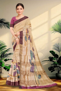 Embroidery Tussar Saree