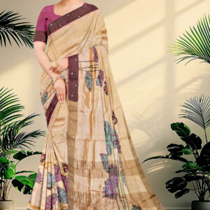 Embroidery Tussar Saree
