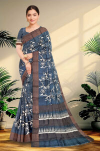 Embroidery Tussar Saree