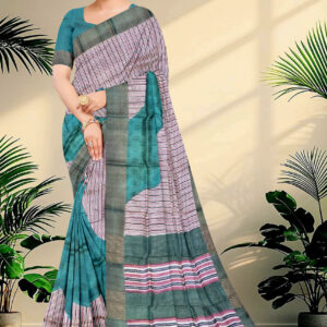 Embroidery Tussar Saree
