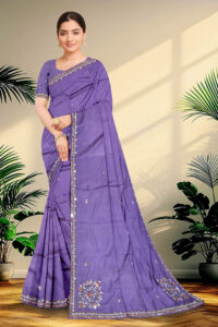 Embroidery Tussar Saree