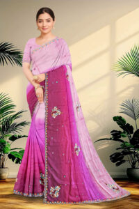 Embroidery Tussar Saree