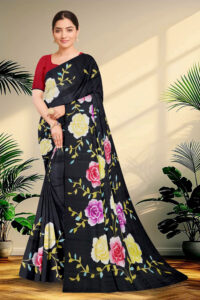 Pure Silk Sarees Hand Painted