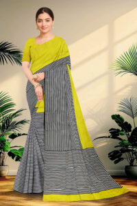 Hand block printed Pure Silk