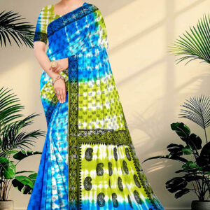 Shibori Printed Pure Silk