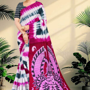 Shibori Printed Pure Silk