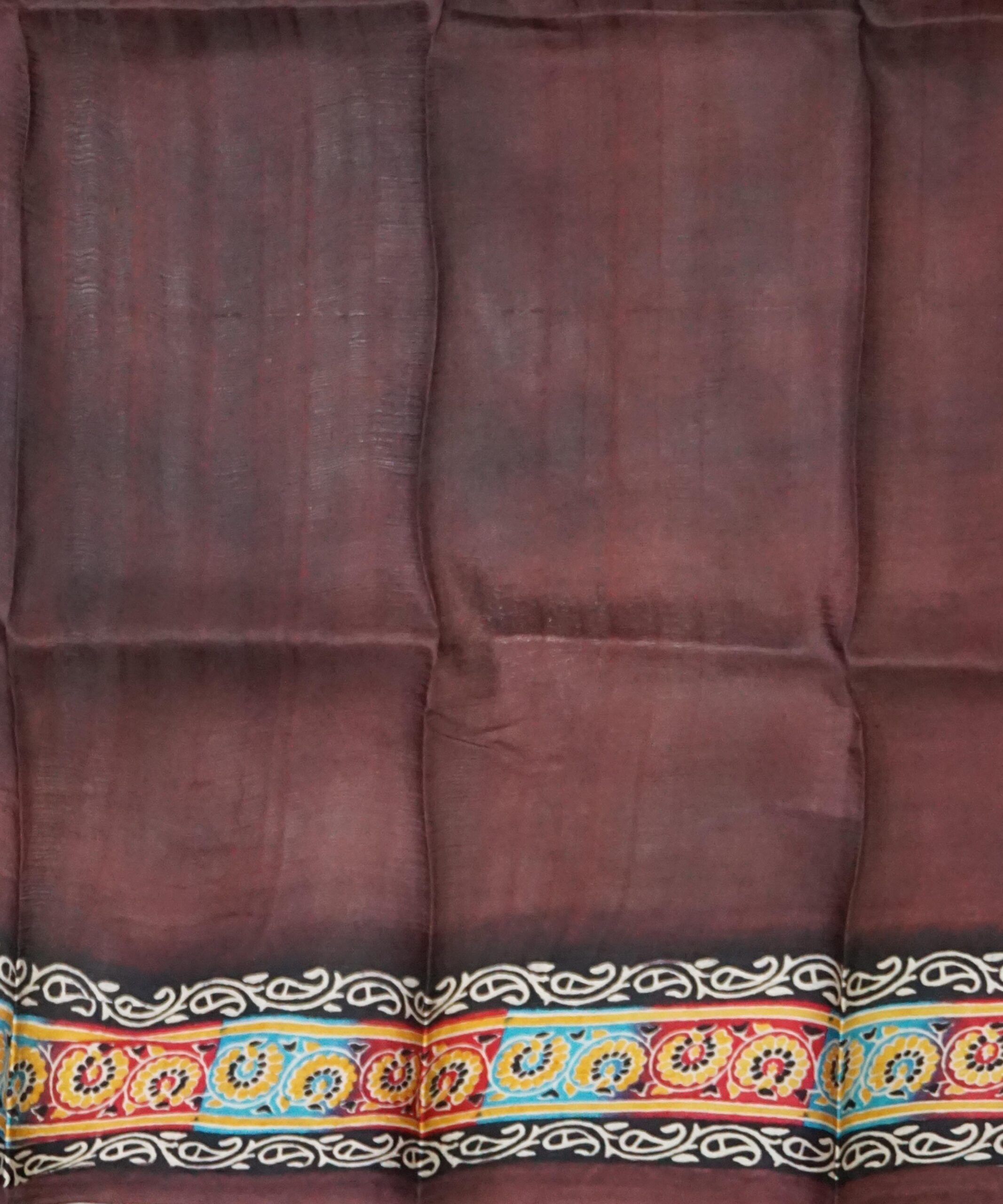 Hand block printed Pure Silk - Image 5